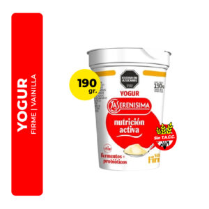 YOGUR FIRME LA SERENISIMA ENTERO SABOR VAINILLA 190G