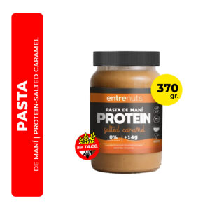 PASTA DE MANÍ ENTRENUTS PROTEIN SALTED CARAMEL 370G