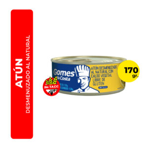 ATÚN DESMENUZADO AL NATURAL GOMES DA COSTA 170G