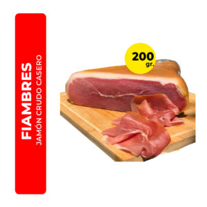 JAMÓN CRUDO CASERO 200G