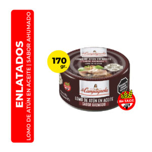 LOMO DE ATÚN EN ACEITE SABOR AHUMADO LA CAMPAGNOLA 170G