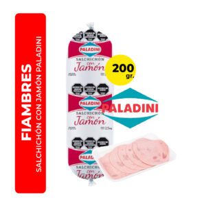 SALCHICHÓN CON JAMÓN PALADINI 200G