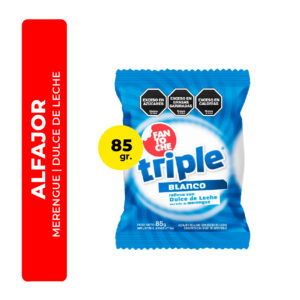 ALFAJOR FANTOCHE BLANCO TRIPLE 85G