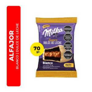 ALFAJOR MILKA BLANCO SUPER DULCE DE LECHE 70G