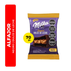 ALFAJOR MILKA NEGRO SUPER DULCE DE LECHE 70G