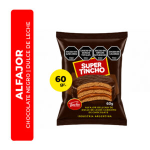 ALFAJOR SUPER TINCHO NEGRO 60G