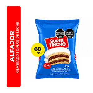 ALFAJOR SUPER TINCHO BLANCO TRIPLE 60G