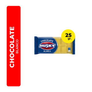 CHOCOLATE BLANCO MISKY 25G