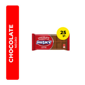 CHOCOLATE NEGRO MISKY 25G