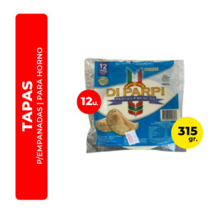 TAPAS PARA EMPANADAS HORNO DI PARPI 12U
