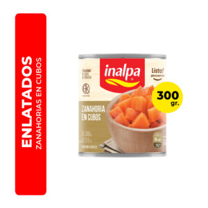 ZANAHORIAS EN CUBOS INALPA 300G