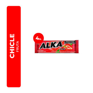 CHICLE ALKA FRUTA 4U