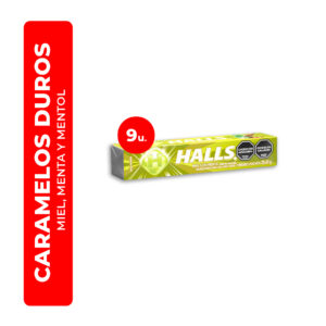 CARAMELOS HALLS MIEL CON MENTA 9U